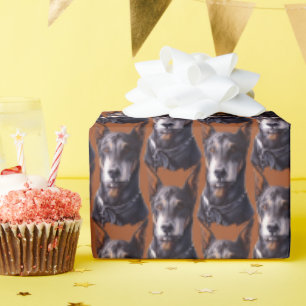 Doberman Wrapping Paper Doberman Pinscher Paper
