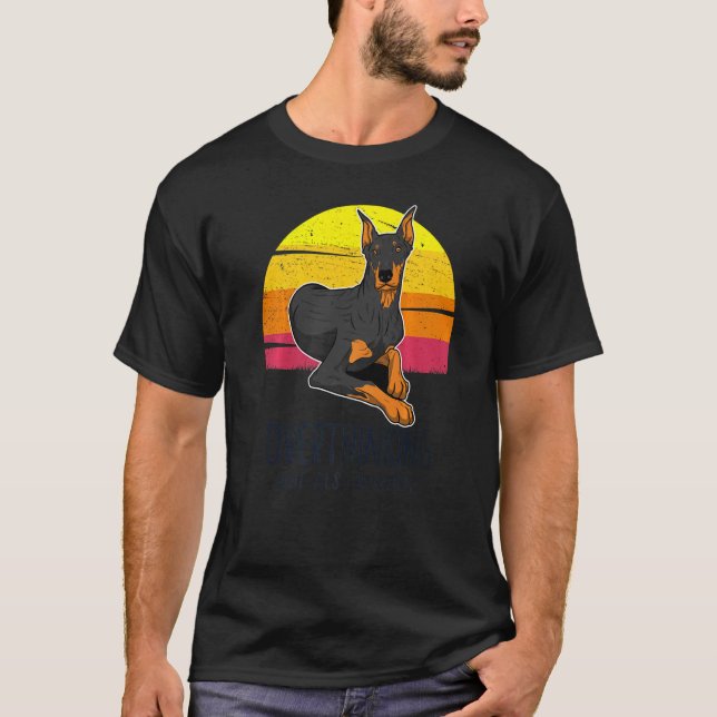 Dobermann Dog Breed  100 T-Shirt (Front)