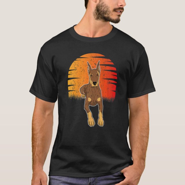 Dobermann Dog Breed  125 T-Shirt (Front)