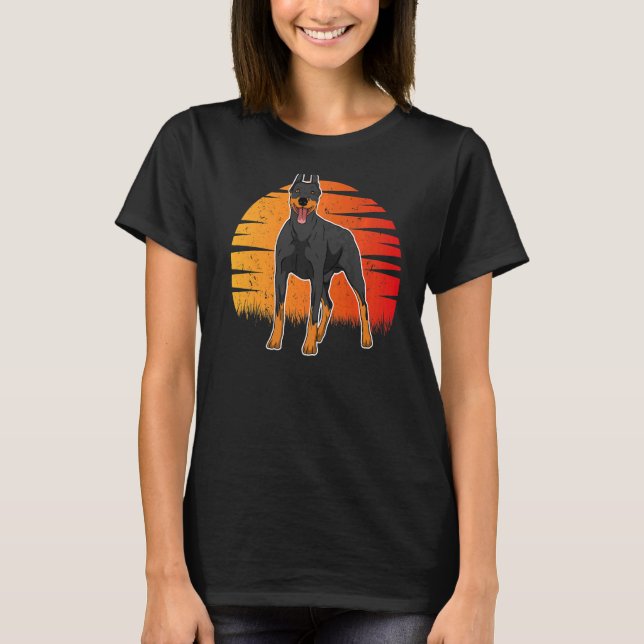 Dobermann Dog Breed  163 T-Shirt (Front)