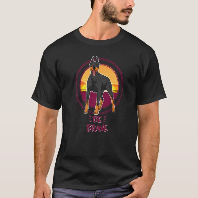 Dobermann Dog Breed  72 T-Shirt (Front)