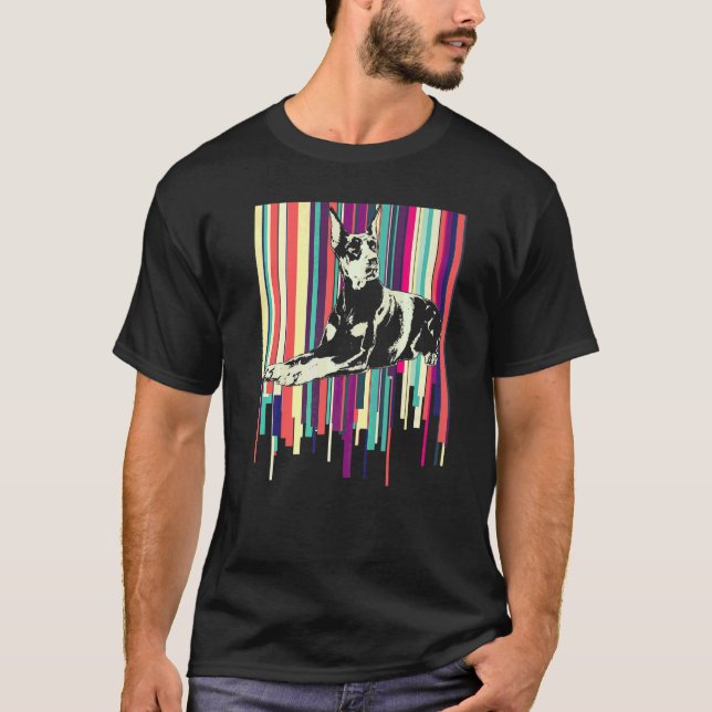 Dobermann Dog Breed  8 T-Shirt (Front)