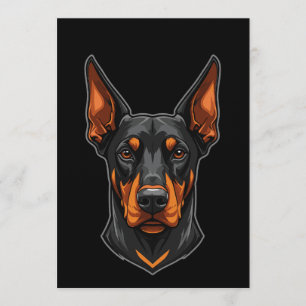 Dobermann Vibes – Für alle mit ’nem Dobie Invitation