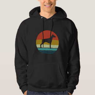 Dobermann Vintage Retro Doberman Pinscher Dog Bree Hoodie