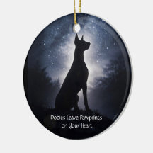 Dobie or Doberman Pinscher Christmas Holiday