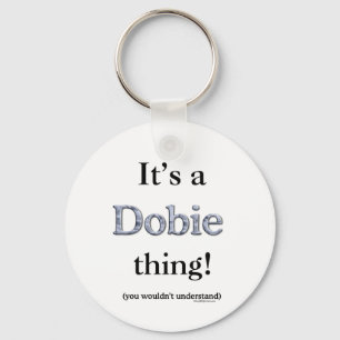 Dobie Thing Key Ring