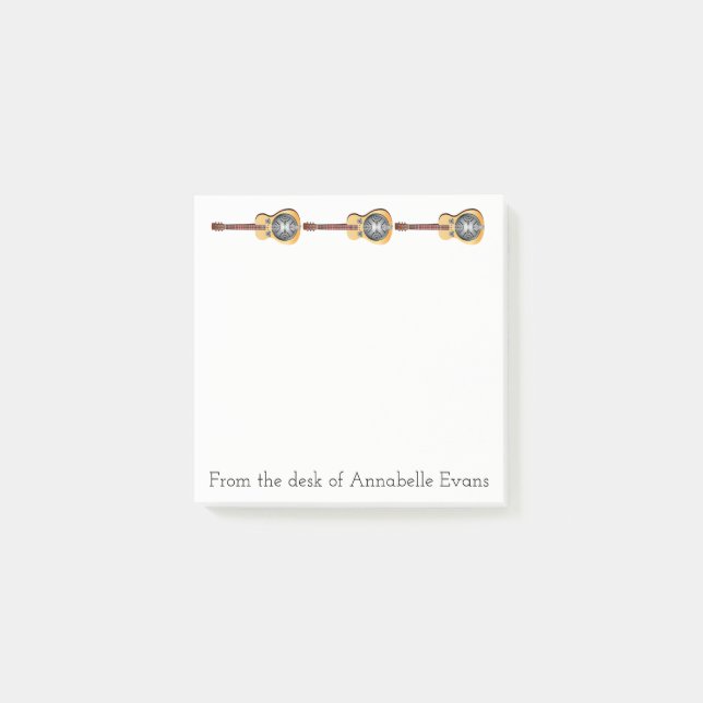 Dobro Acoustic Guitars Post-it Notes (Front)