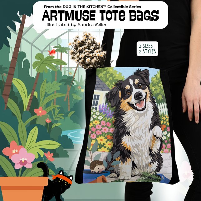 DOBRO the Australian Shepherd Tote Bag (Creator Uploaded)