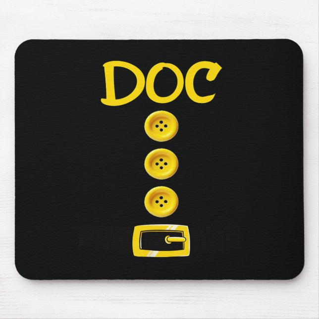 Doc Dwarf Halloween Costume Colour Matching Doc Dw Mouse Mat (Front)