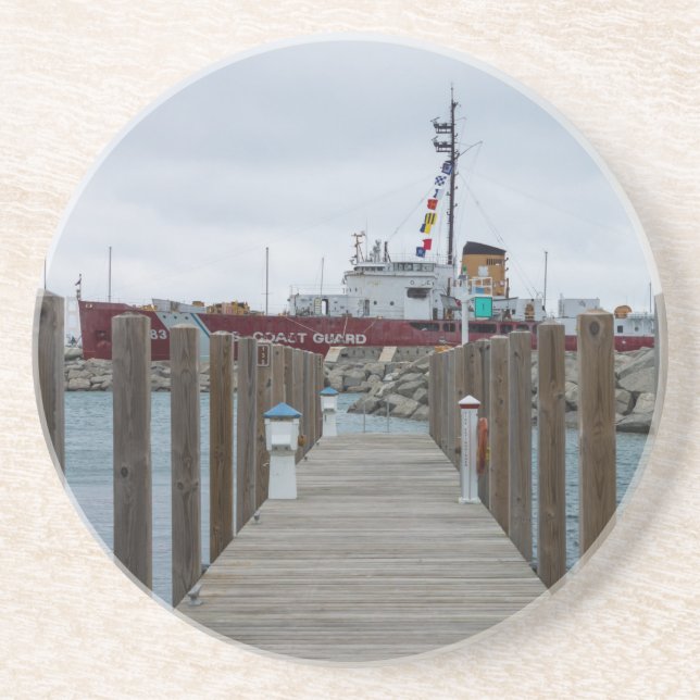 Dock and Icebreaker Museum Coaster (Front)