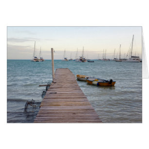 Dock and lobster pots