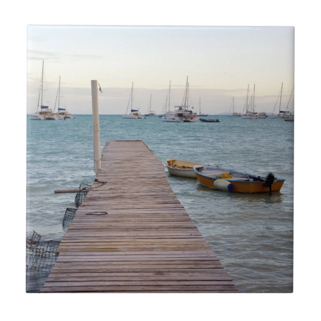 Dock and lobster pots tile (Front)