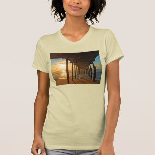 Dock At Sunrise  T-Shirt