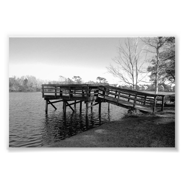 Dock B&W Print Extra Small (Front)