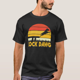 Dock Diving Dog Diving Jumping Trainer love dock   T-Shirt