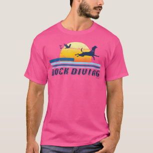 Dock Jumping Dog Mum Dog Dad T-Shirt
