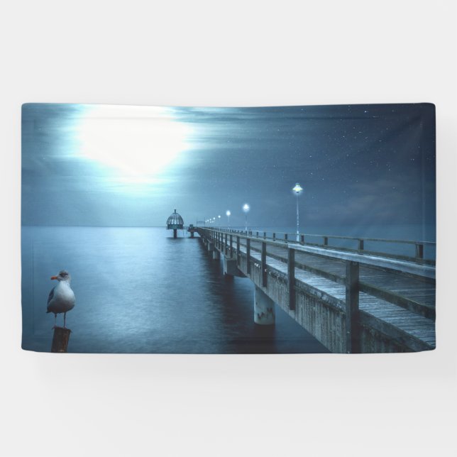 Dock on the Bay Evening Banner (Horizontal)
