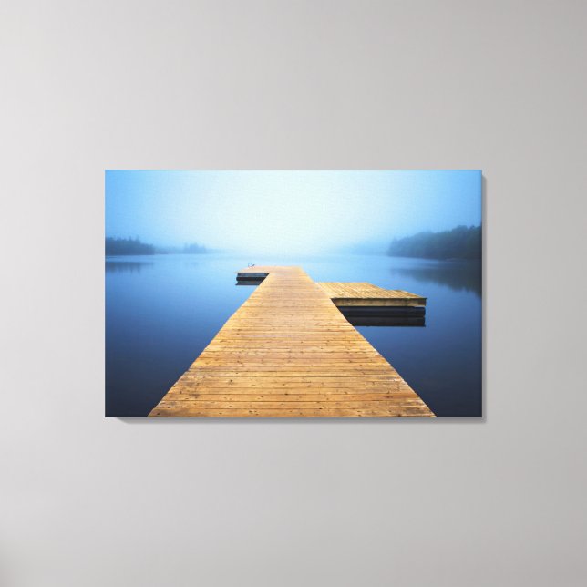 Dock on the Lake Canvas Print (Front)