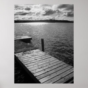 Dock on the Lake Poster