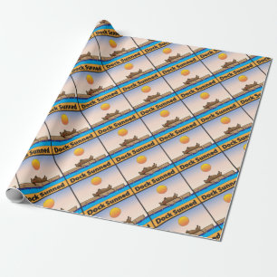 Dock Sunned Wrapping Paper