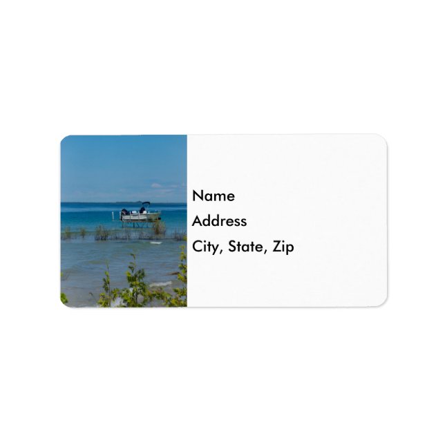 Docked At Mackinac Address Labels (Front)