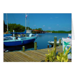 docked boat-florida