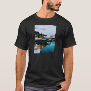 Docked Boats in Newport RI T-Shirt