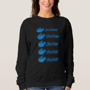 Docker Engine  Programming Coding Software Develop Sweatshirt