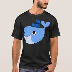 Docker Swarm Container On Blue Whale Hackathon Tec T-Shirt