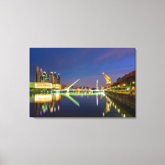 Docklands Bsas Canvas Print