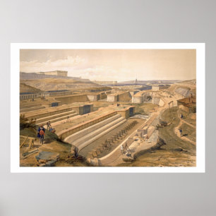 Docks at Sebastopol, plate from 'The Seat of War i Poster