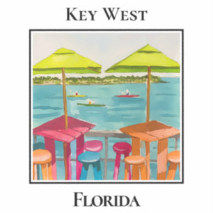 Dockside Bar, Table, Chairs, Umbrella, Key West
