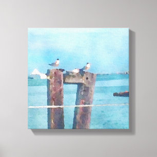 Dockside in Sausalito Canvas Print
