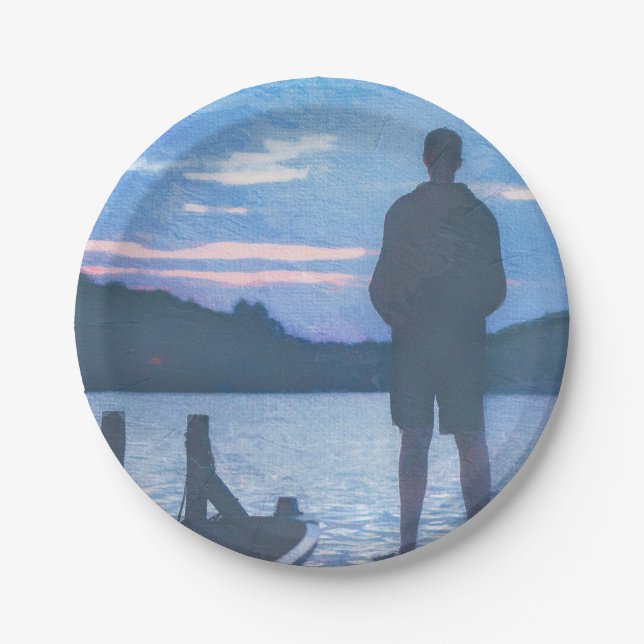 Dockside Paper Plate (Front)