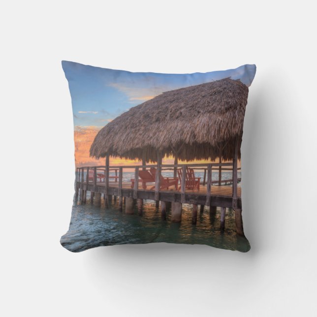 Dockside Sunrise Cushion (Front)