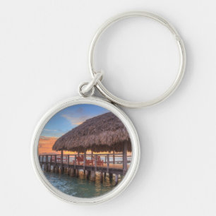 Dockside Sunrise Key Ring