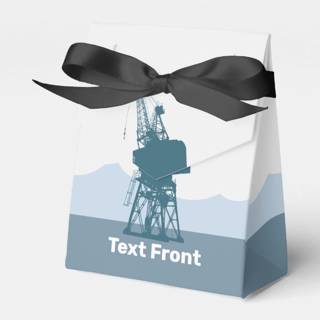 Dockyard Crane Favour Box (Front Side)