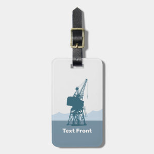 Dockyard Crane Luggage Tag