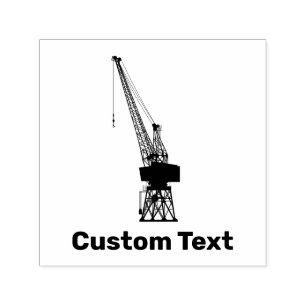 Dockyard Crane Self-inking Stamp