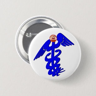Doctor 6 Cm Round Badge