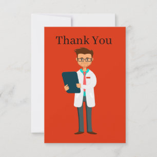 Doctor add text Thank You Card