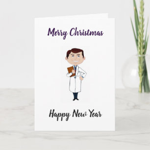***DOCTOR*** AT CHRISTMAS *BEAUTIFUL WORDS* HOLIDAY CARD