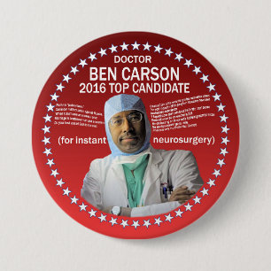 Doctor Ben Carson 7.5 Cm Round Badge