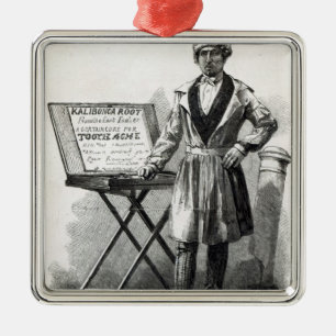 Doctor Bokanky, the street herbalist Metal Tree Decoration
