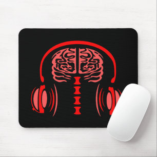 Doctor Brain Tissue Listening to Music Mouse Mat