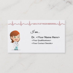 Doctor-Business Card-Female Business Card