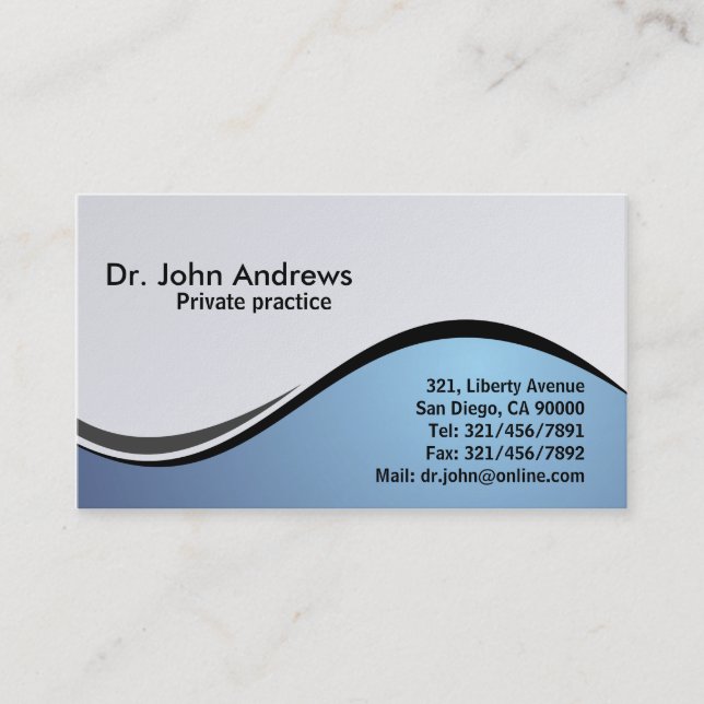 Doctor - Business Cards (Front)