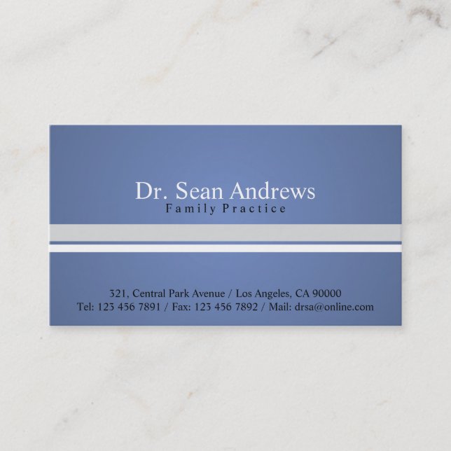 Doctor - Business Cards (Front)