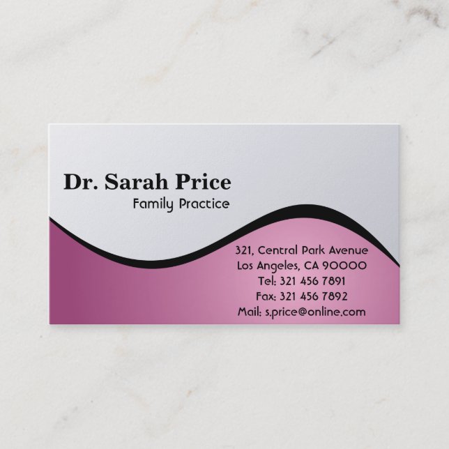 Doctor - Business Cards (Front)