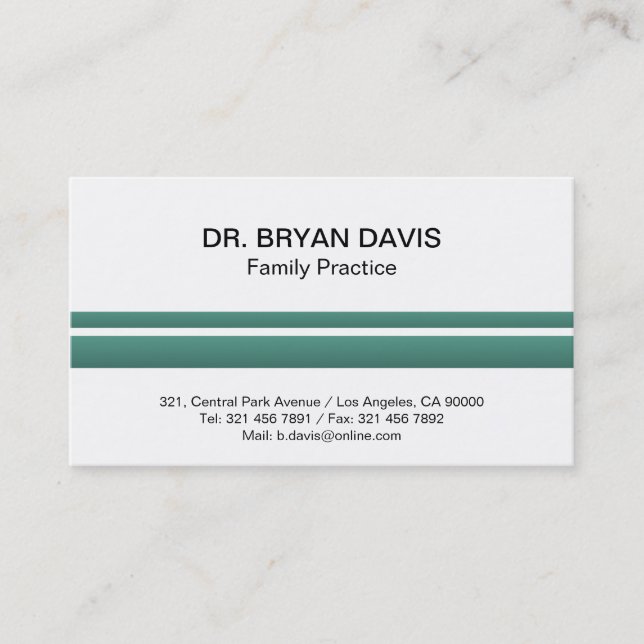 Doctor - Business Cards (Front)